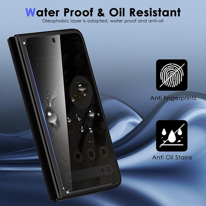 for Google Pixel Fold Privacy Screen Protector and Tempered Glass Camera Lens - Image 4