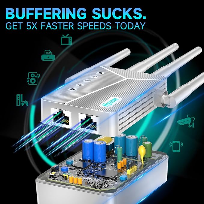 WiFi Extender Signal Booster Covers Up to 15000 Sq Ft - Image 5