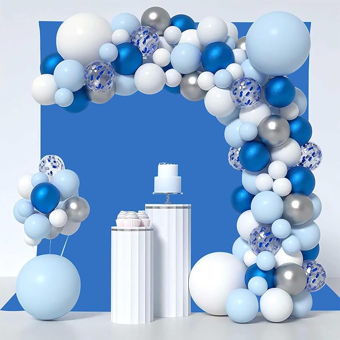 Royal Blue Backdrop, Photo Booth Portrait Photography Backdrops, Studio Blue - Image 4