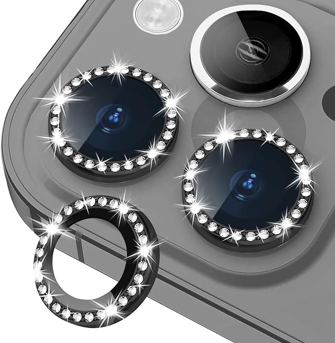 Bling Diamond Individual Camera Lens Protector by Xfilm
