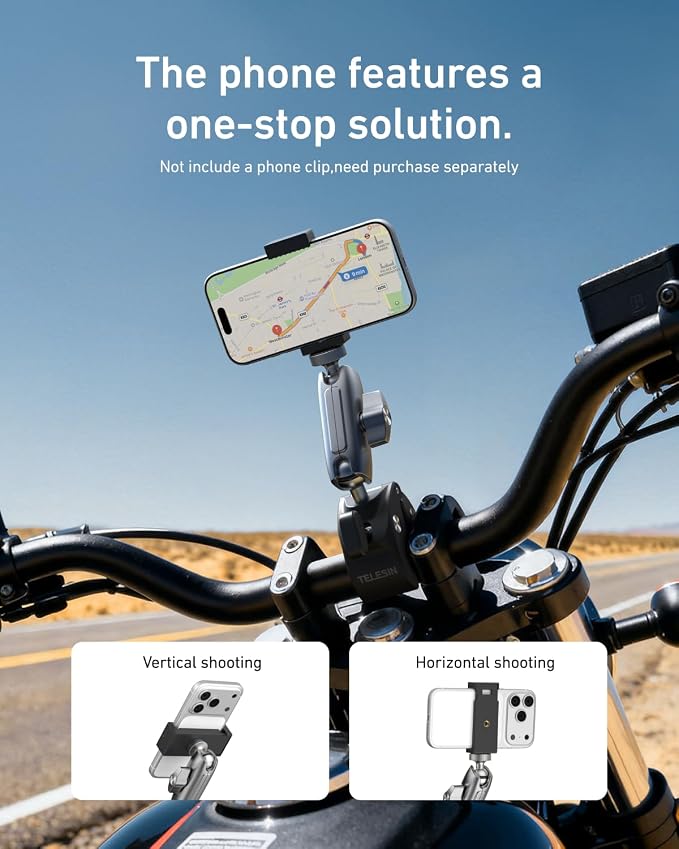 TELESIN Super Clamp Camera Mount - Image 8