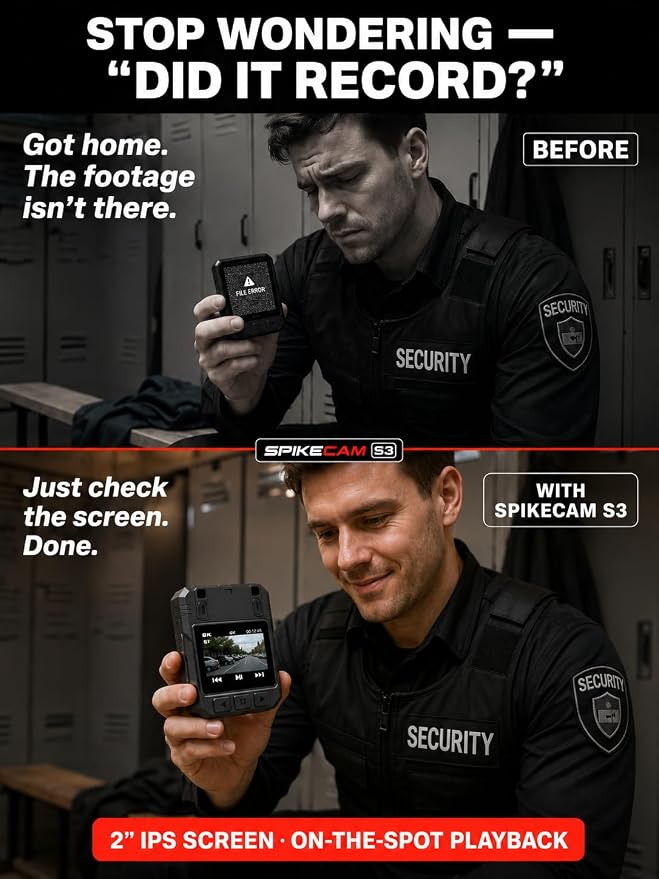 SPIKECAM S3 4K Body Camera - Image 7