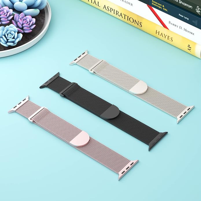 3 Pack Mesh Metal Band Compatible - Image 2