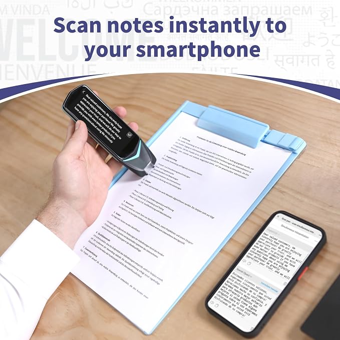 NEWYES AI Pen, Reading Pen for Dyslexia Scan Reader Pen 4 Text to Speech Device - Image 6