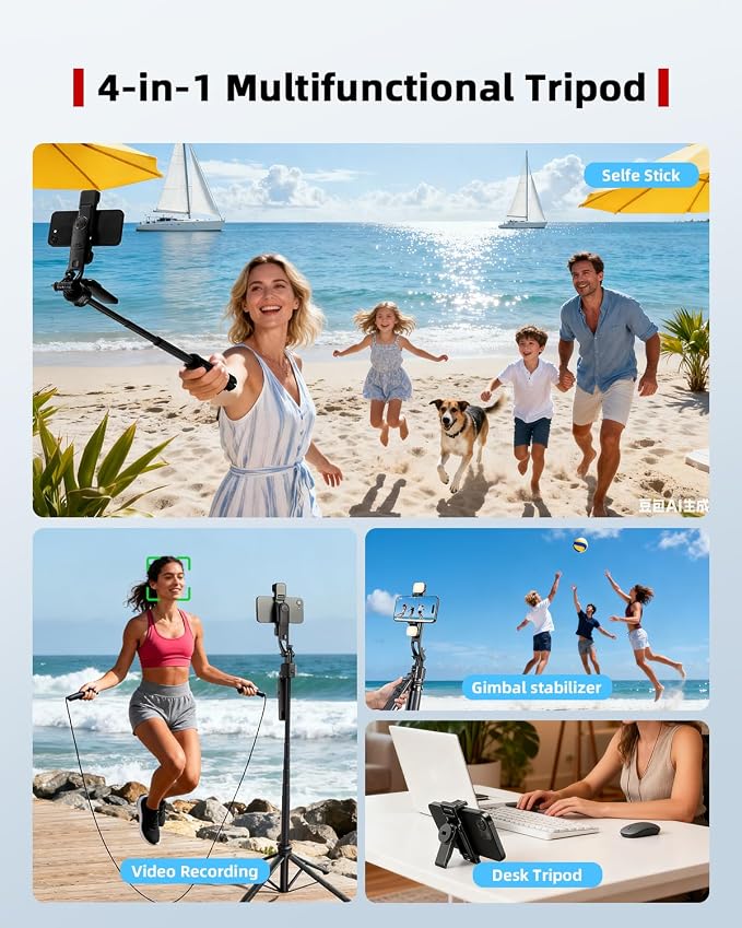 Auto Face Tracking Selfie Stick Tripod - Image 7