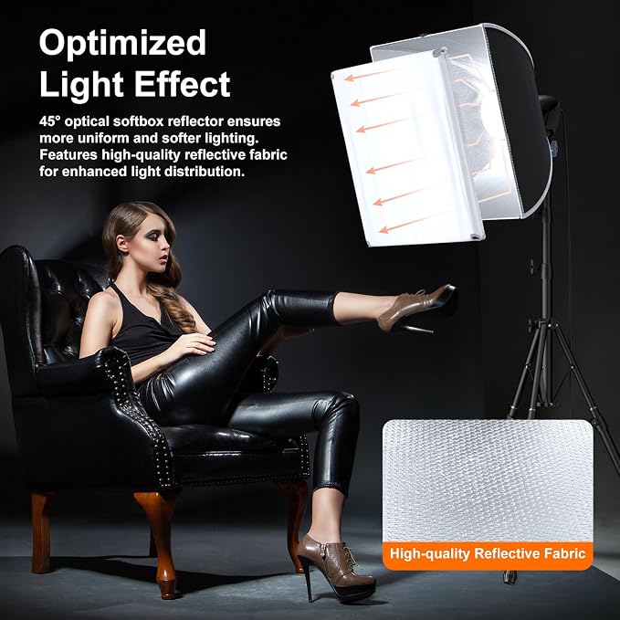 LINCO Lincostore Softbox Photography Lighting Kit - Image 7