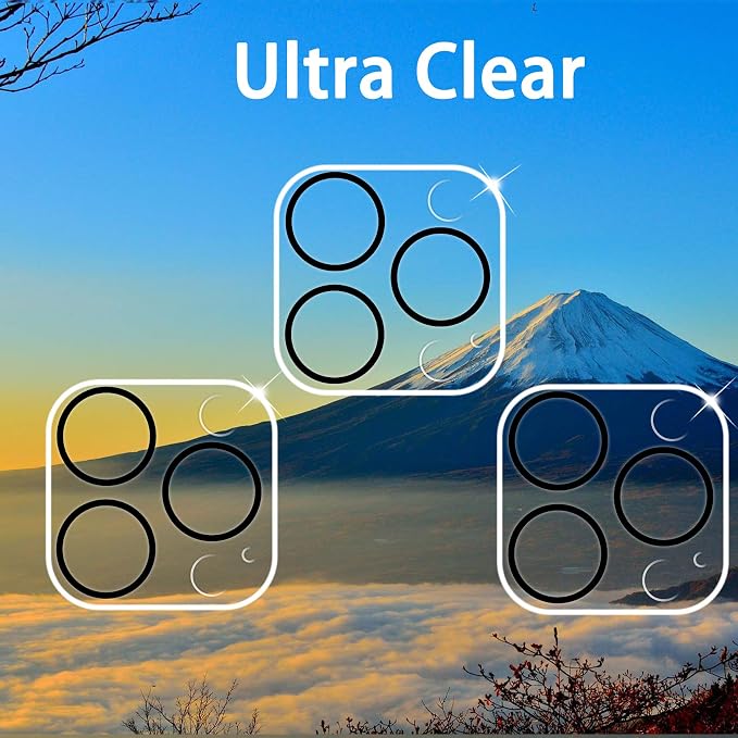 Dengduoduo 3 Pack Tempered Glass Camera Lens Protector - Image 3