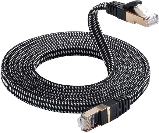 DanYee Cat 8 Ethernet Cable, Nylon Braided 6.5ft CAT8 High Speed Professional - Image 6