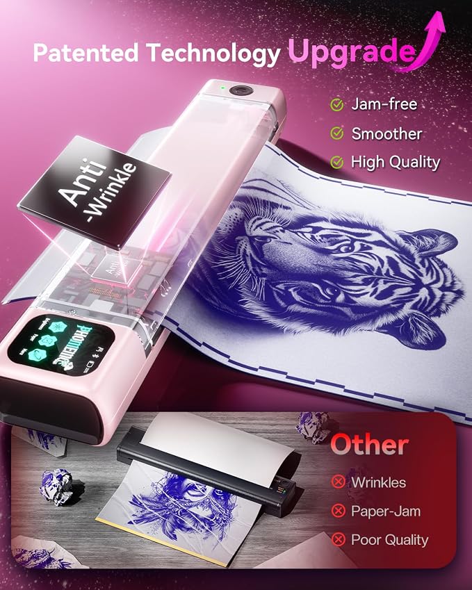 Phomemo M08F Plus Tattoo Stencil Printer - Image 7