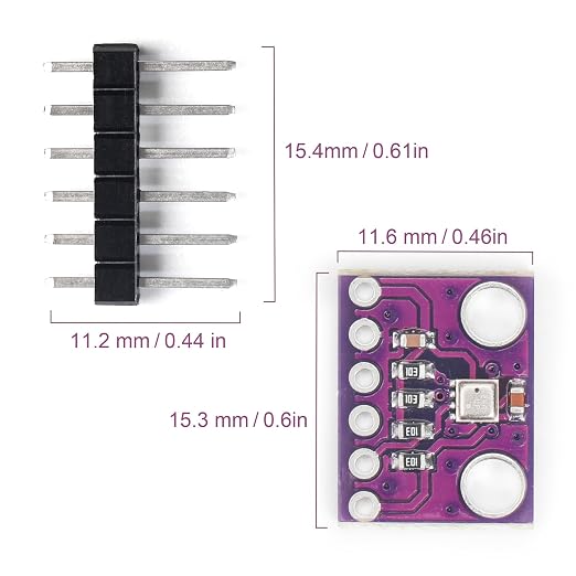 4 PCS BME280 3.3V Sensor Module Atmospheric Pressure Temperature Humidity - Image 3