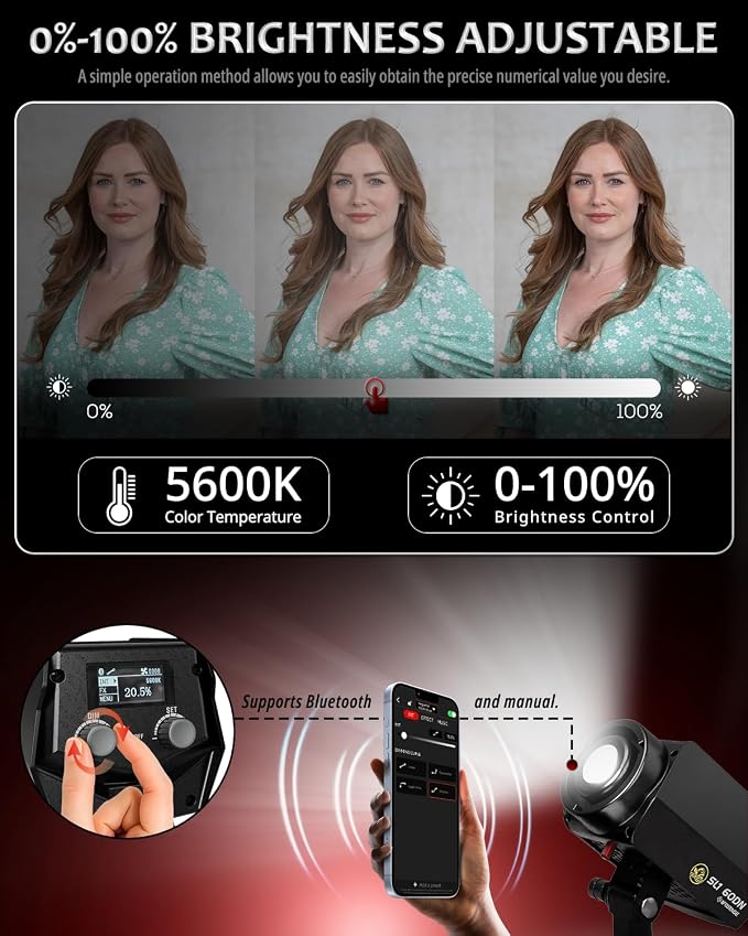 IFOOTAGE LED Continuous Lighting, 70W LED Video Light - Image 2