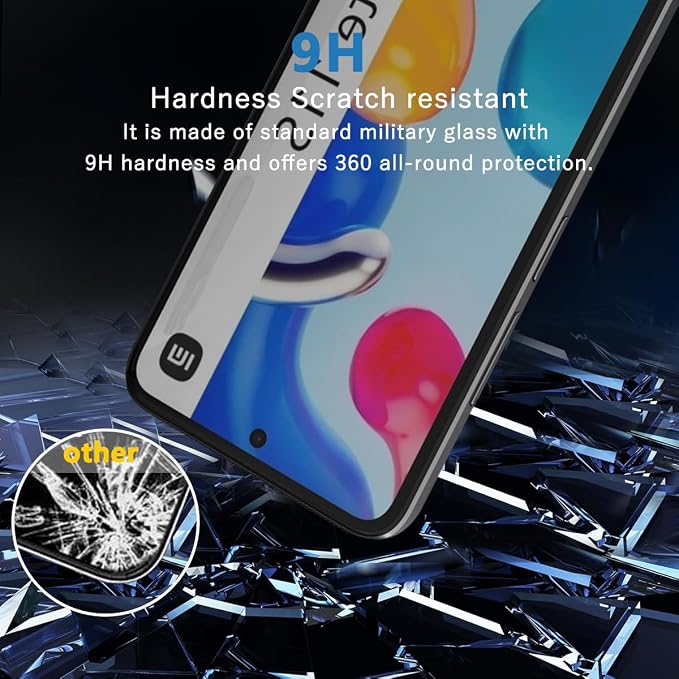 2 Pack Privacy Tempered Glass for Xiaomi Redmi Note 11S 5G Screen Protector - Image 6