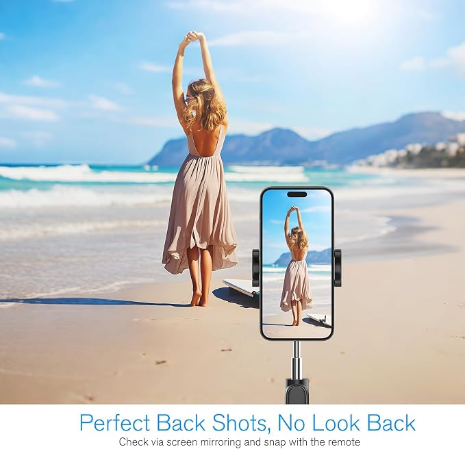 Vlog Selfie Monitor Screen iPhone, 4K 60fps Recording, Wireless Screen Mirroring - Image 3