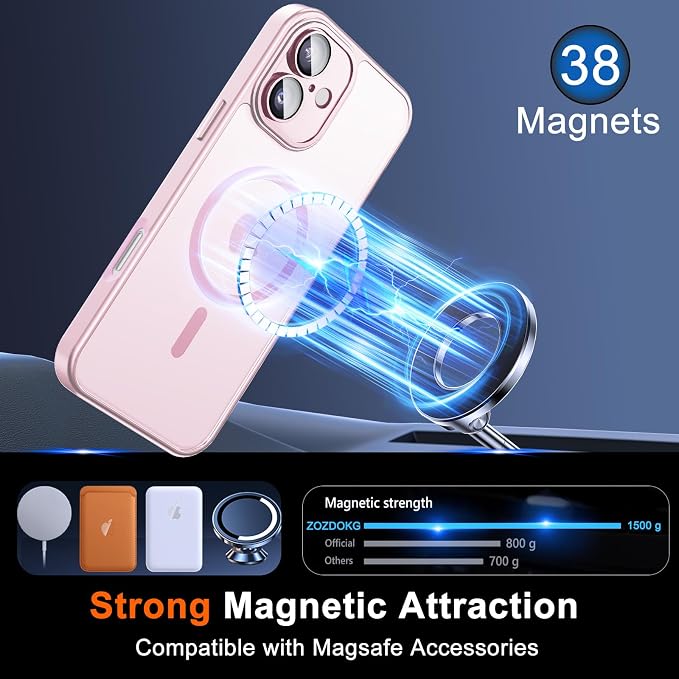 for iPhone 16 Case with Privacy Screen Protector and Camera Protection - Image 3