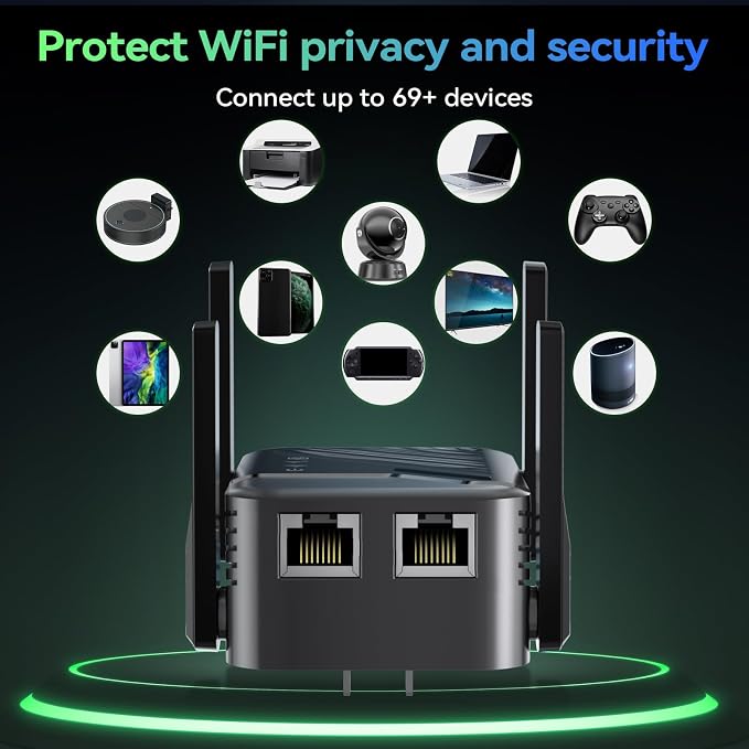 2026 New WiFi Extender Signal Booster, Covers Up to 13389 Sq.ft, Wireless - Image 5