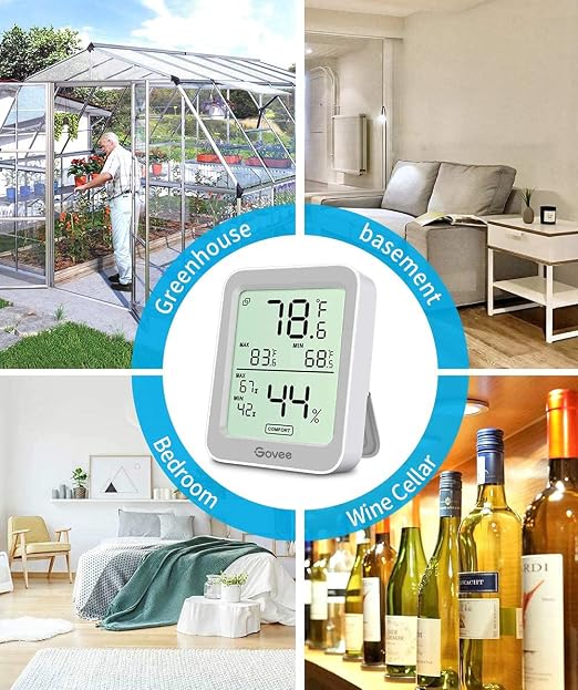Govee Indoor Hygrometer Thermometer 2 Pack, Humidity Temperature Gauge - Image 7
