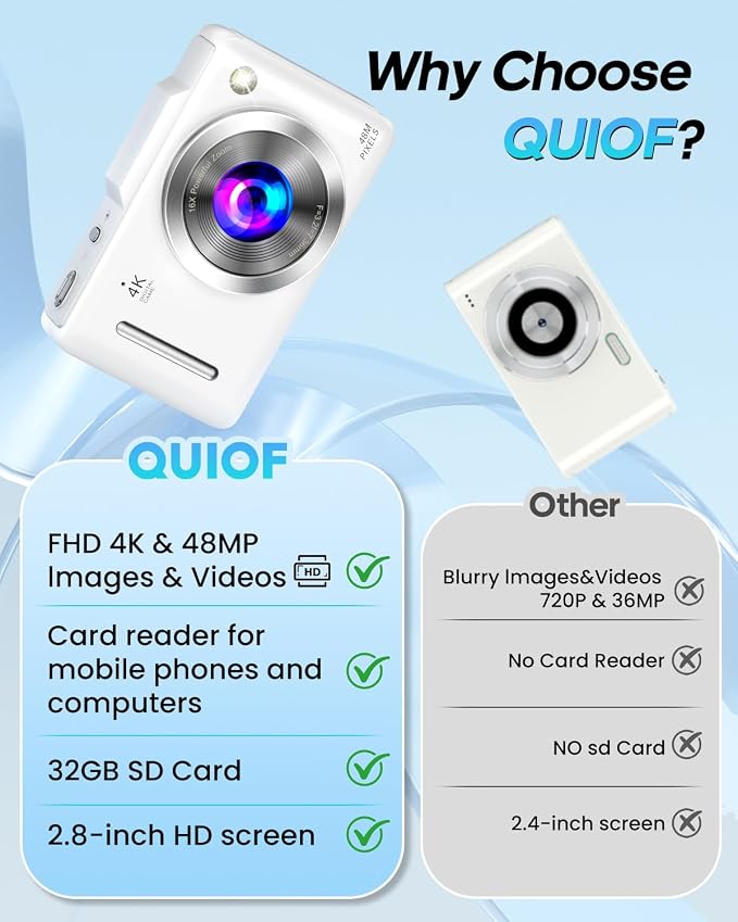 Digital Camera 4K Autofocus Vlogging Camera - Image 7