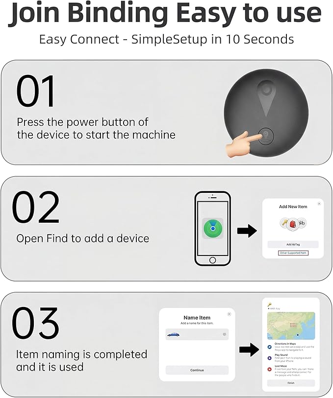 GPS Tracker for Kids, Real-Time GPS Tracking Device for Children w/Wearable - Image 3