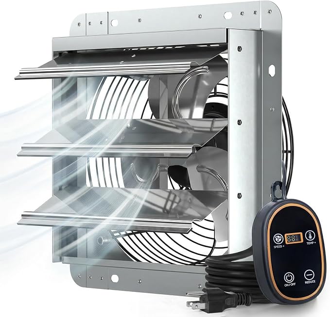 Amico 10" Smart Shutter Exhaust Fan by Amico