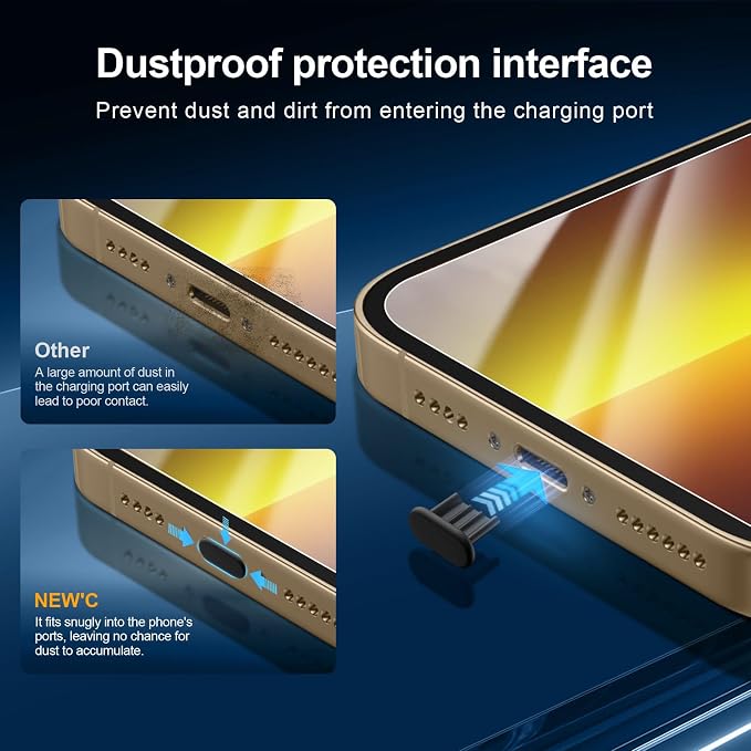 NEW'C 3x for iPhone 13 Pro Max Screen Protector+ 3x Camera Lens Protector - Image 6