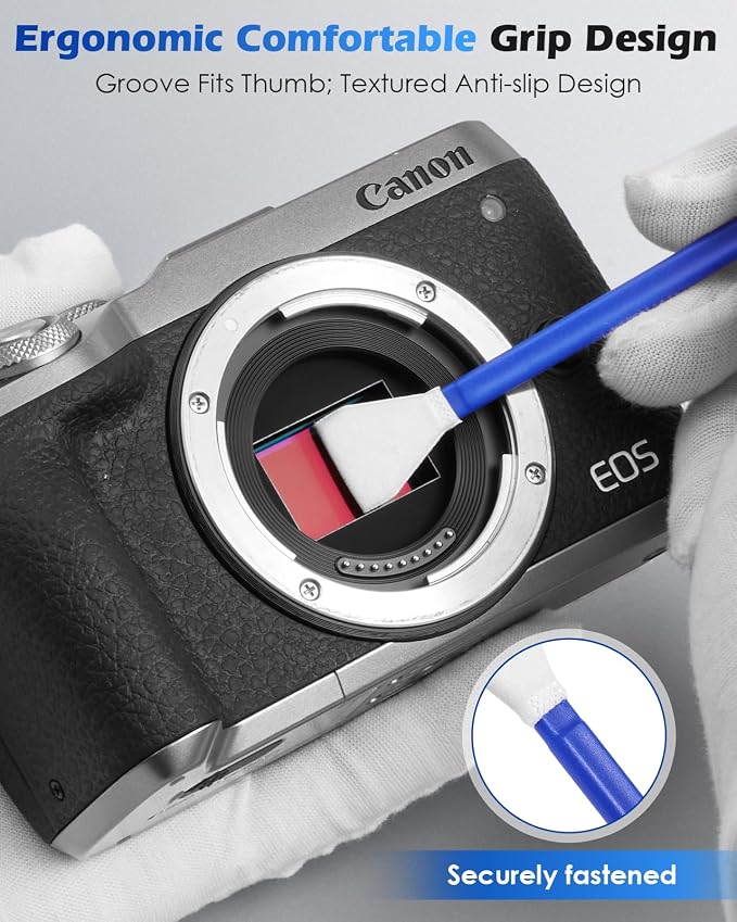 Zacro Camera Cleaning Kit 16mm APS-C Frame Sensor Cleaning Swab*8 + 20ml Sensor - Image 4