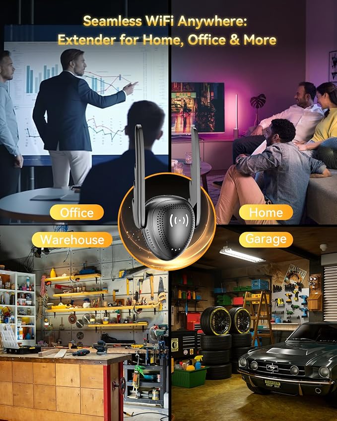 2026 Upgraded WiFi Extender for Home, High-Speed Wireless Internet Repeater - Image 9