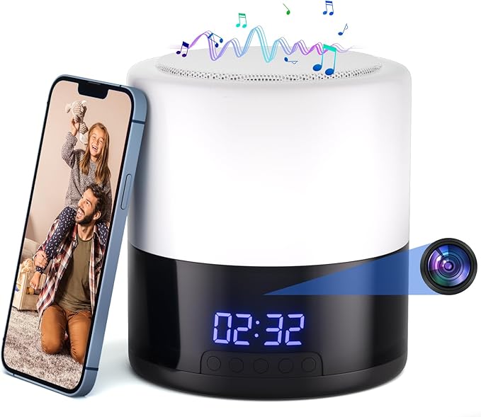 Security Camera Motion Activated Bluetooth Speaker, 270° Viewing Angle by Unknown
