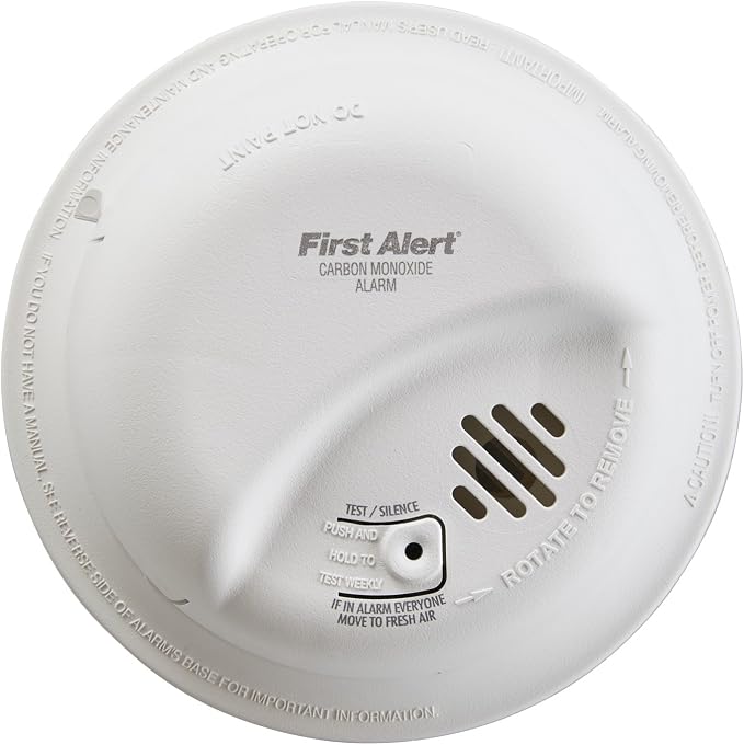 First Alert BRK Carbon Monoxide Detector, Hardwired Alarm - Image 3