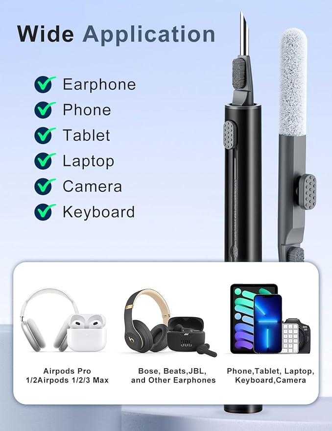 Cleaner Kit for Airpods, Earbuds Cleaning kit for Airpods Pro 1 2 3, Phone - Image 7