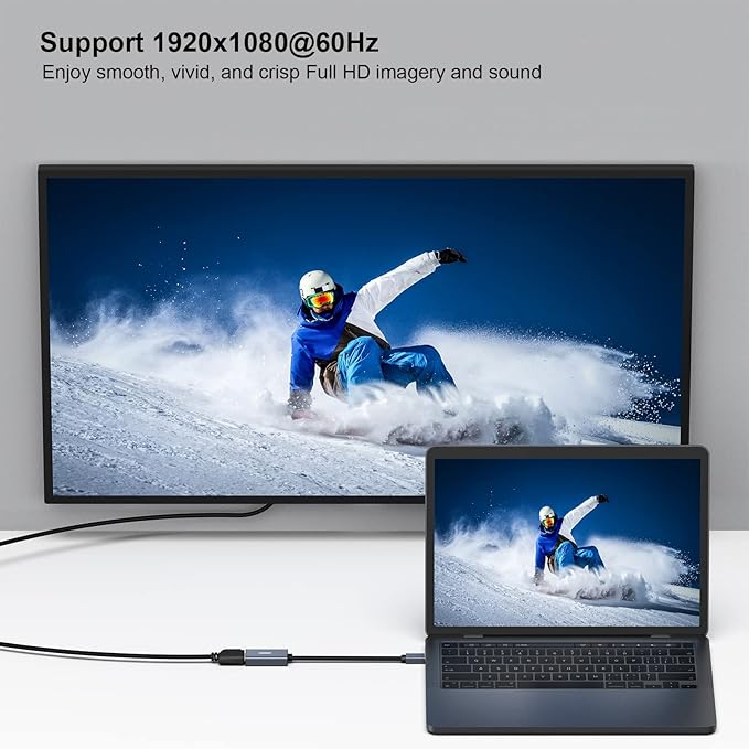 BENFEI Mini DisplayPort to HDMI Adapter 4K, Thunderbolt 2 to HDMI Adapter - Image 6