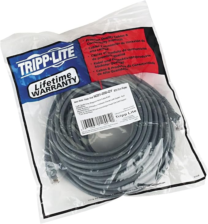 Tripp Lite Cat6 Gigabit Snagless Molded Patch Cable - Image 3