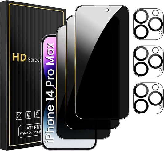 Romkasi 3 Pack Privacy Screen Protector by Unknown