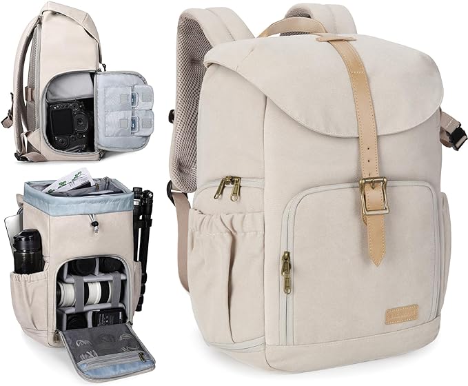 BAGSMART Camera Backpack, DSLR Camera Bag Backpacks by BAGSMART