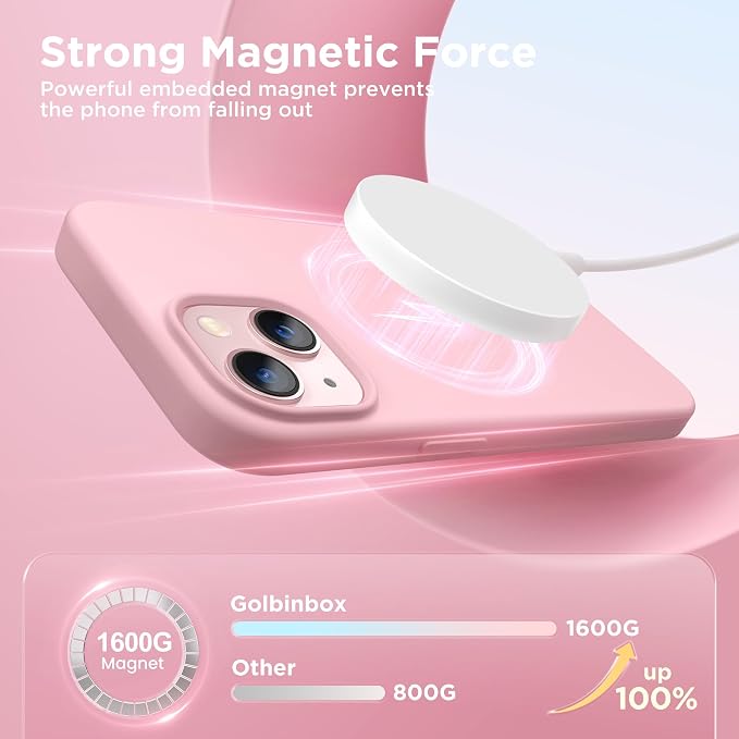 GolbinBox Magnetic for iPhone 13 Case & iPhone 14 Case, Compatible - Image 3