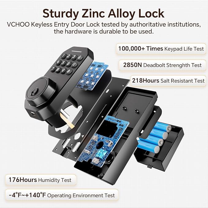 Ulecoce Keyless Entry Door Lock - Image 3