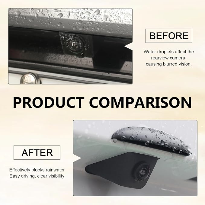 Car Rear View Camera Anti-Rain Cover, ABS Reversing Camera Protection - Image 6
