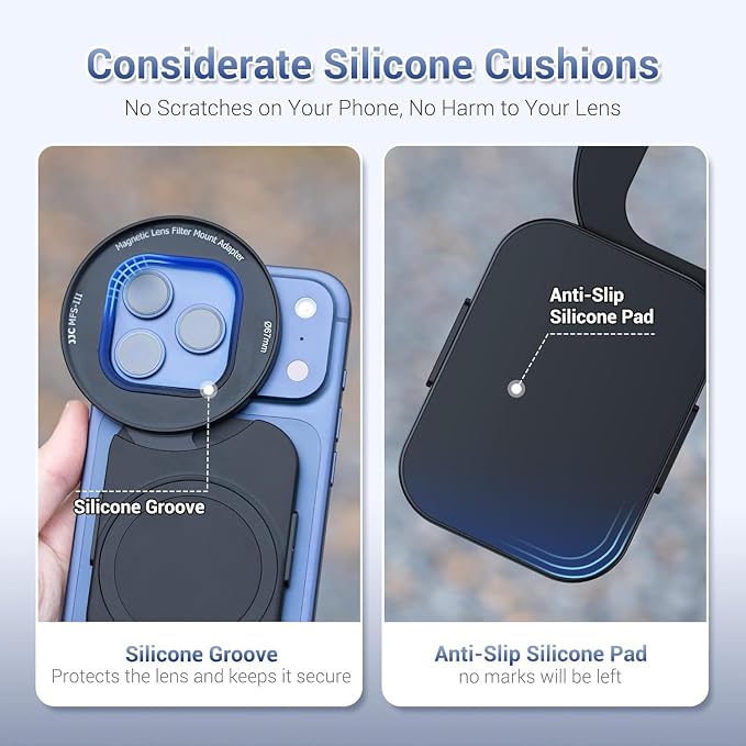 Upgraded 67mm CPL Filter for iPhone 17, Lens Filter Adapter Pouch Set for - Image 6