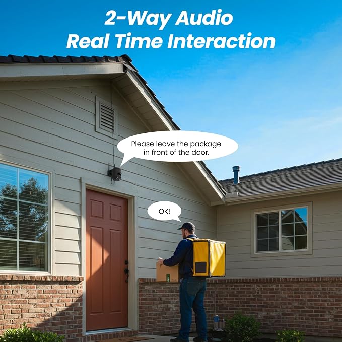 Cinnado 2K Cameras for Home Security-2.4G WiFi Outdoor Camera Wireless - Image 5
