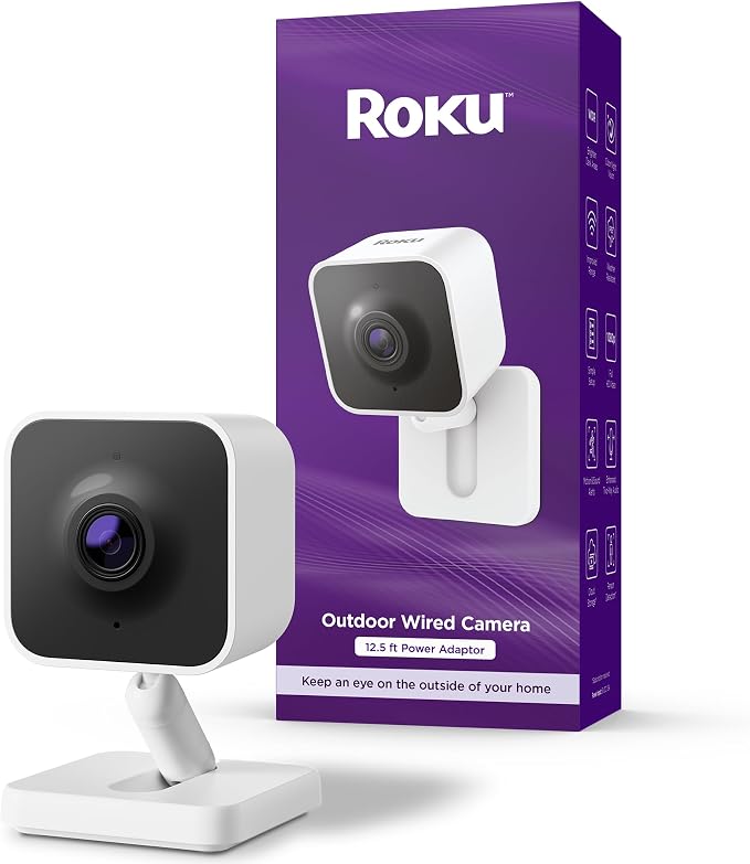 Roku Outdoor Camera by Amazon+Renewed