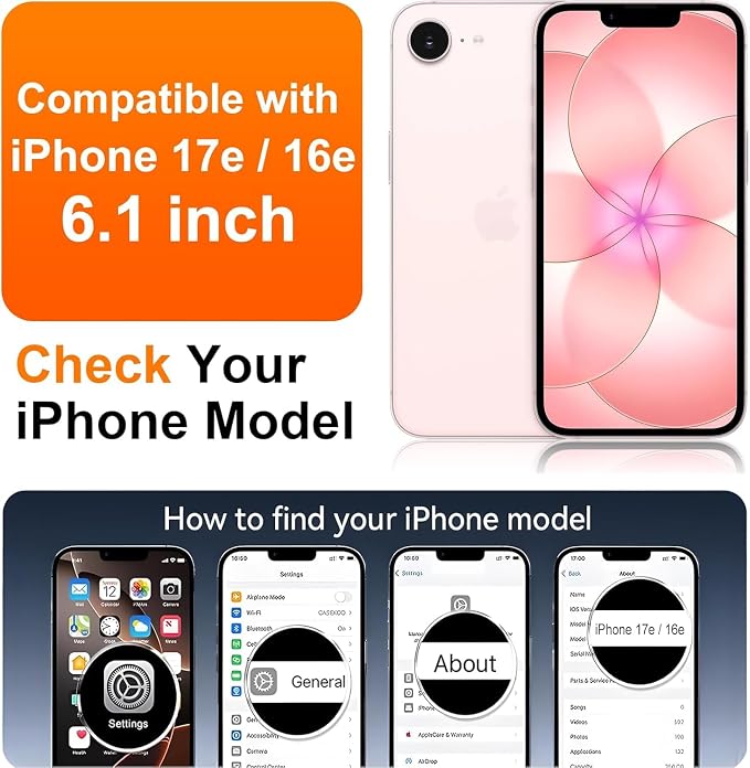 for iPhone 17e Case Clear, Magnetic iPhone 17e/16e Case - Image 2