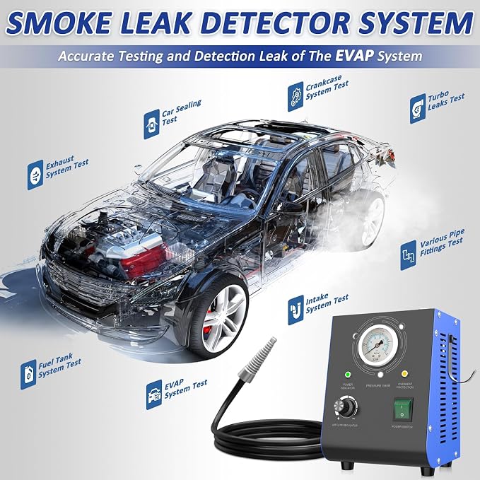 Automotive Smoke Machine Leak Detector, 19PSI Upgraded Dual Mode - Image 3