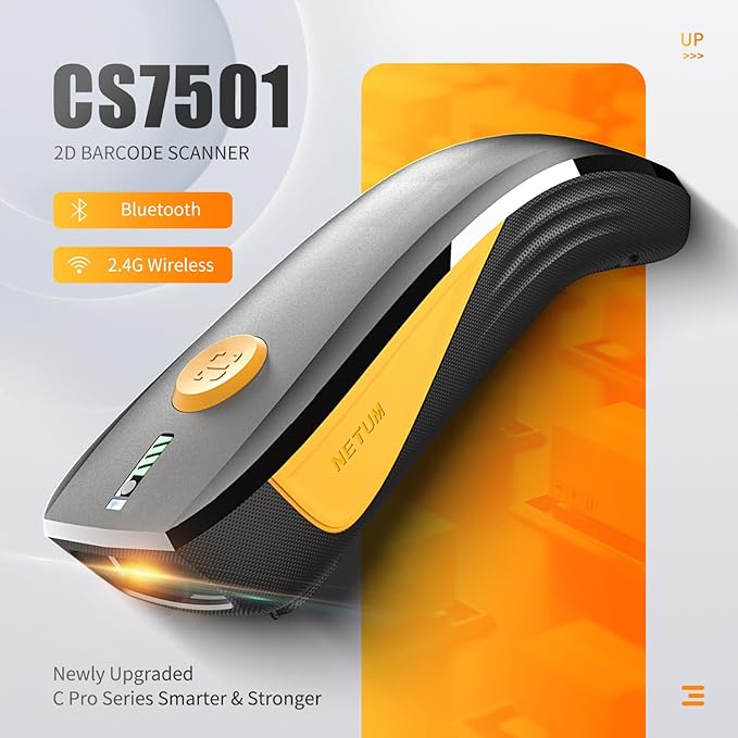 NETUM CS7501 QR Code Scanner – Upgraded Bluetooth Barcode Scanner, Mini - Image 3
