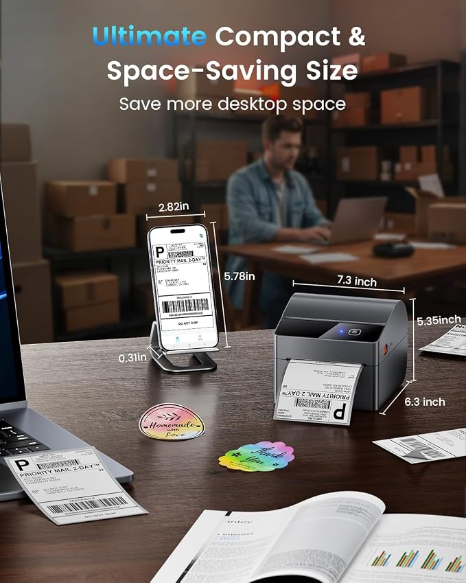 ASprink Bluetooth Shipping Label Printer - Image 8