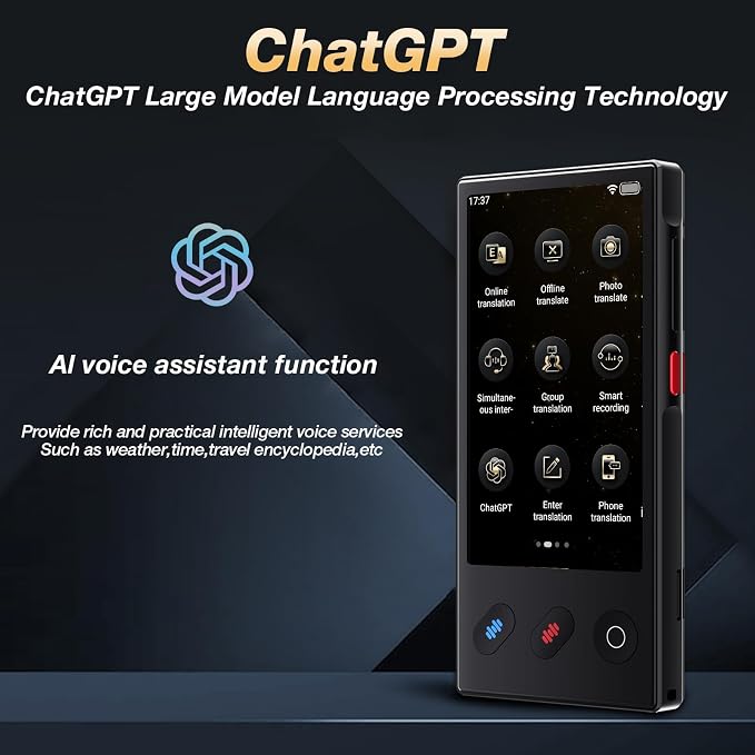 Language Translator Device 2025, AI & ChatGPT & No WiFi Needed, Real-Time Two - Image 6
