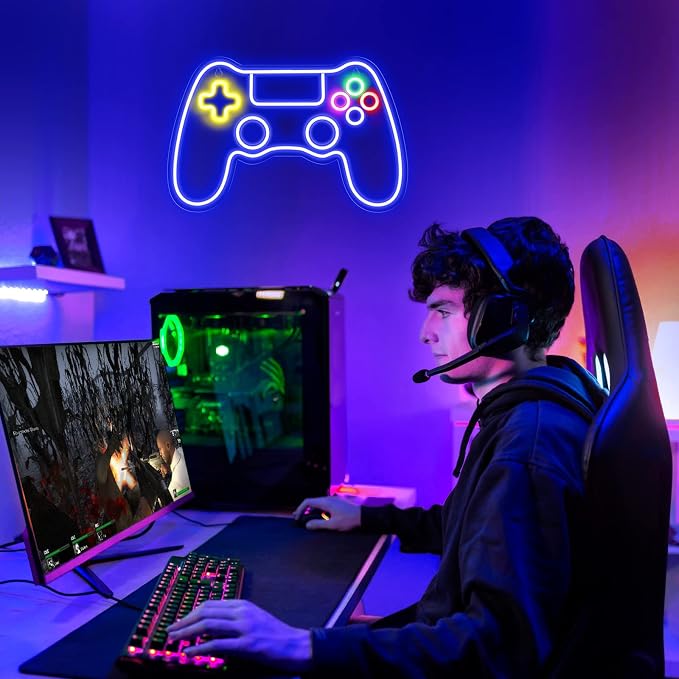 Kavaas Gamer Neon Sign, Game Controller LED Sign - Image 5