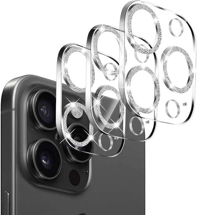Dengduoduo 3 Pack Tempered Glass Camera Lens Protector by Dengduoduo