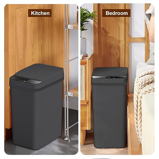 Yatmung 4 Gallons Bathroom Trash Can Automatic Touchless - Image 6