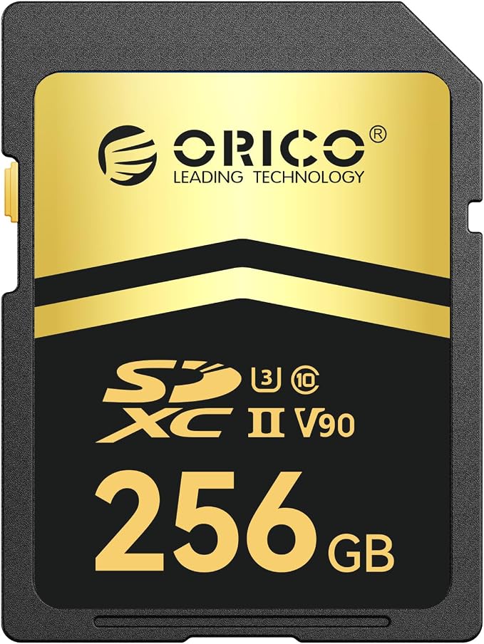 ORICO 512GB SD Card V90 UHS-II Memory Card, 300MB/s Read 250MB/s Write by ORICO