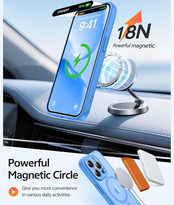 FNTCASE for iPhone 14 Pro Case: Translucent Matte Cases - Image 3