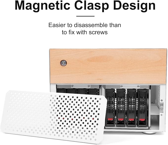 8-Bay NAS Chassis, Computer Network Attached Storage, Support 8 * 3.5" HDD+2 * - Image 2